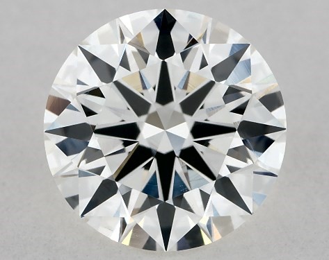  1.00 Carat H VS2 True Hearts Cut round diamond