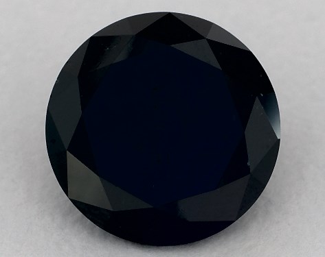  2.63 Carat Black   round diamond