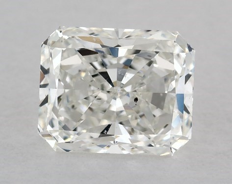  1.00 Carat H SI1  radiant diamond