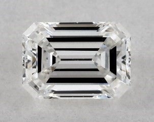 0.31 Carat F-SI1 Emerald Cut Diamond