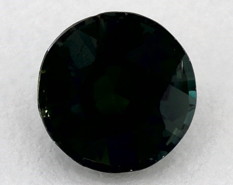  1.04 Carat Green Sapphire   Round gemstones