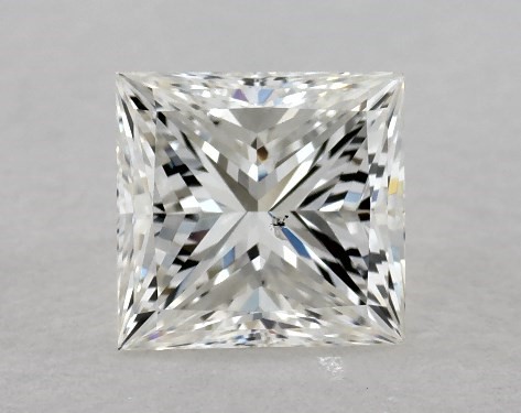  1.00 Carat I SI1 Ideal Cut princess diamond