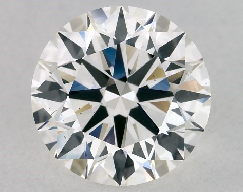 2.61 Carat I-VS2 Excellent Cut Round Diamond Pavé Twist Diamond ...