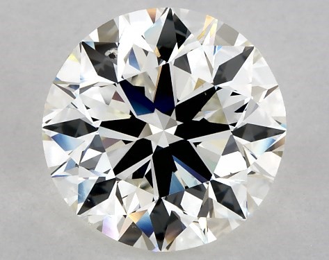 3.00 Carat I-SI1 Excellent Cut Round Diamond Six Prong Knife Edged Solitaire Engagement Ring