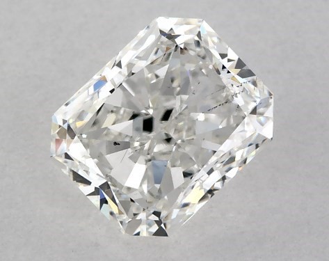  1.00 Carat H SI1  radiant diamond