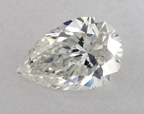  1.00 Carat H SI1  pear diamond