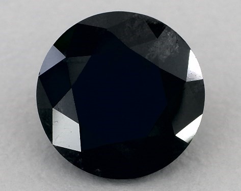  3.29 Carat Black   round diamond