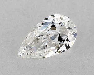 0.35 Carat E-SI1 Pear Shaped Diamond