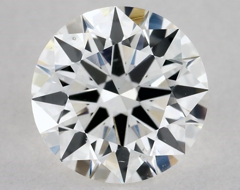 1.01 Carat G SI1 True Hearts Cut round diamond