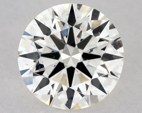  1.02 Carat I SI1 True Hearts Cut round diamond