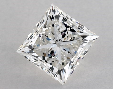  1.00 Carat H SI1 Very Good Cut princess diamond