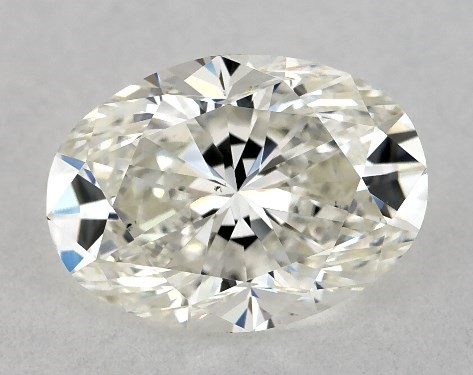 1.51 Carat I-VS1 Oval Cut Diamond 1.5mm Comfort Fit Engagement Ring