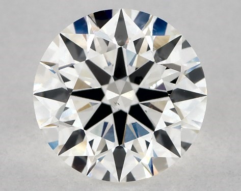  1.06 Carat H VS2 True Hearts Cut round diamond