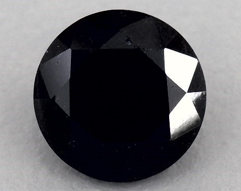  1.44 Carat Black   round diamond