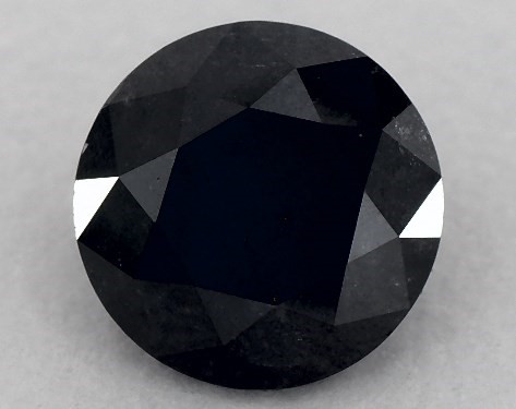  1.32 Carat Black   round diamond