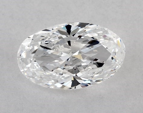  1.00 Carat D SI1  oval diamond