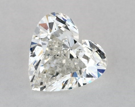  1.01 Carat I SI1  heart diamond