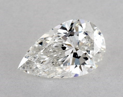 1.15 Carat F-VS2 Pear Shaped Diamond Bow-Tie Channel Set Diamond Engagement Ring