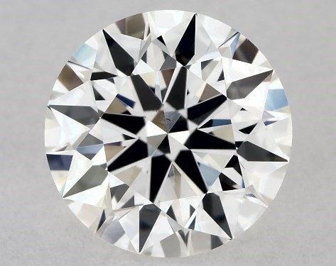  1.02 Carat G SI1 True Hearts Cut round diamond