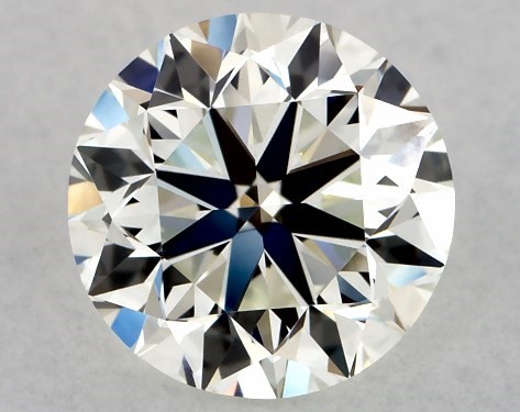 This 1 carat round diamond K color IF clarity has Very Good proportions and a diamond grading report from GIA