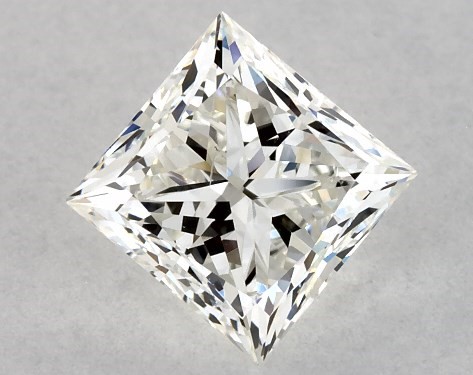  1.00 Carat H SI1 Very Good Cut princess diamond