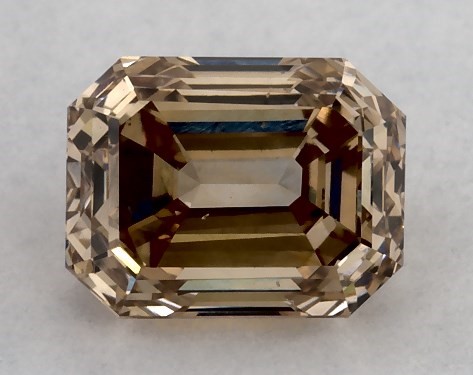  1.00 Carat Brown SI1  emerald diamond