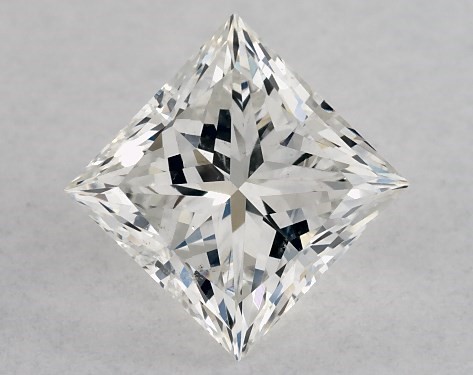  1.01 Carat H SI1 Ideal Cut princess diamond
