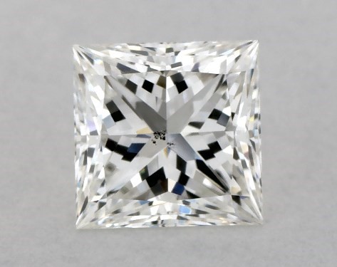  1.01 Carat H SI1 Ideal Cut princess diamond