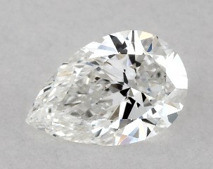 0.30 Carat F-VVS1 Pear Shaped Diamond
