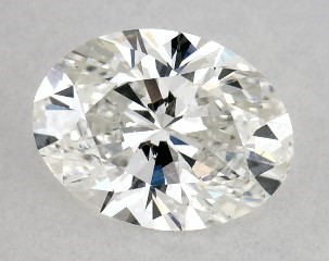 0.33 Carat H-SI1 Oval Cut Diamond