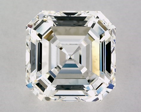 This 3.01 carat asscher diamond I color VVS2 clarity has Very Good proportions and a diamond grading report from GIA