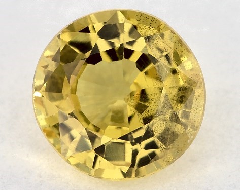  1.10 Carat Yellow Sapphire   Round gemstones