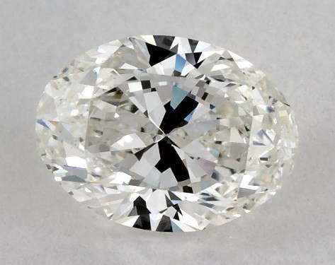 GIA 1.00 Carat H-SI1 Ideal Cut Oval Diamond