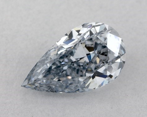  0.58 Carat Blue I1  pear diamond