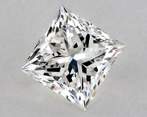  1.00 Carat H SI1 Very Good Cut princess diamond