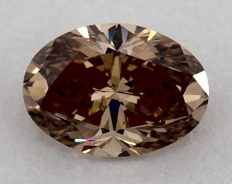  1.26 Carat Brown SI1  oval diamond