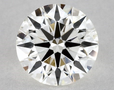  1.02 Carat I SI1 True Hearts Cut round diamond
