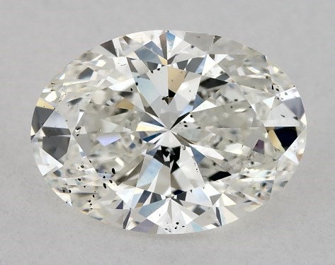  1.00 Carat H SI1  oval diamond