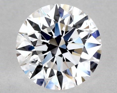 Lab-Created 1.02 Carat D SI1 Ideal Cut round diamond