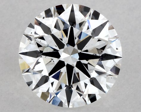 Lab-Created 1.07 Carat E SI1 Ideal Cut round diamond