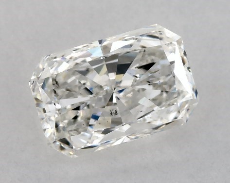 1.00 Carat H SI1  radiant diamond
