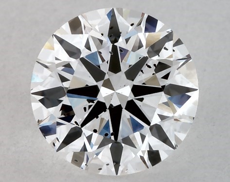 Lab-Created 1.05 Carat E SI1 Ideal Cut round diamond