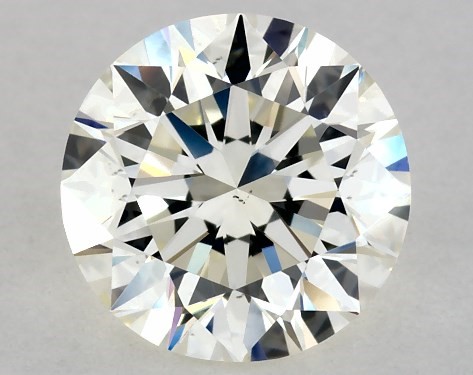 This 0.96 carat round diamond J color VS1 clarity has Excellent proportions and a diamond grading report from IGI