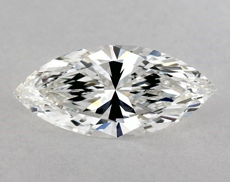 1.16 Carat G-VS2 Marquise Cut Diamond Helix Pavé Engagement Ring