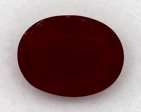  1.24 Carat Ruby   Oval gemstones