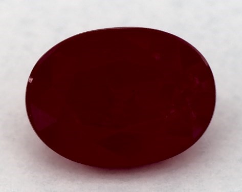  1.33 Carat Ruby   Oval gemstones