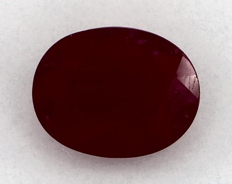  2.50 Carat Ruby   Oval gemstones