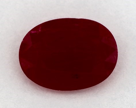  1.11 Carat Ruby   Oval gemstones