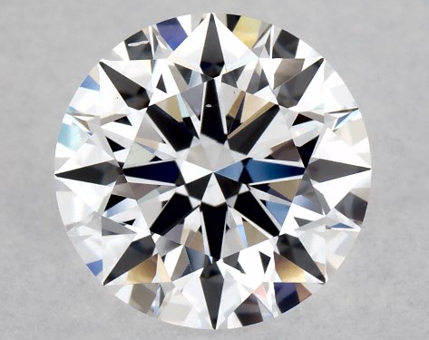 Lab-Created 1.00 Carat D VS2 Ideal Cut round diamond