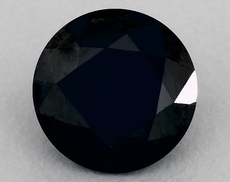  3.76 Carat Black   round diamond
